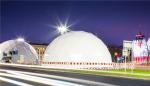 Large Event Dome Tent 2000 People Capacity White Big For Competition Event