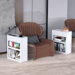 Smart side cabinet with layer