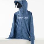 Quick Drying Men's Long Sleeve Fishing Sunscreen Clothing with Anti-UV