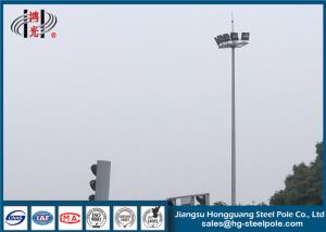 Quality Led High Mast Light Pole Lighting Tower Mast Garden Light Pole 180mm / 320mm Diameter wholesale