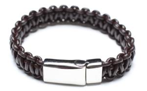 Quality Leather Bracelet, Stainless Steel Clasp wholesale