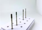 Chrome Diamond Grinding Stones Electroplated Round End Taper Bur 25000 Rpm