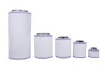 Galvanized Cartridge Carbon Filter Hydroponics , Silver Greenhouse Carbon Block