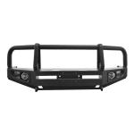 Universal Fit Steel Bull Bar With Bolt On Mounting And Spot Beam Lights