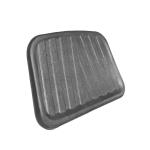 Rubber Barber Chair Footboard Customizable 8/10mm Screw Black Base