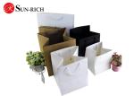 Custom white black Brown big square Paper storage bag for flower , bonsai