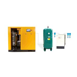 Quality 7.5-250kw Rotary Type Compressor With Air Water Cooling System wholesale