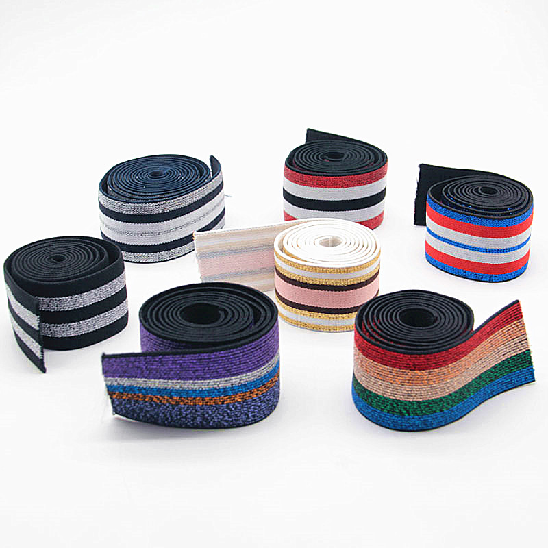 Custom Logo Jacquard Elastic Band