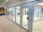 Sturdy Demountable Glass Partitions Glass Wall Room Divider Easy To Install