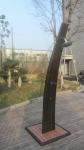 Strong All Weather Brown Shower With PE Rattan , Steel frame