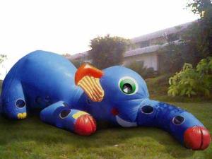 Quality Inflatable Animal Tunnel, Inflatable Elephant Trunk Tunnel Games wholesale