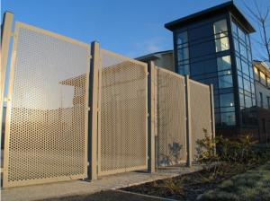 Quality Waterproof Metal Wire Mesh Fencing 2mm Aluminium Perforated Panels wholesale