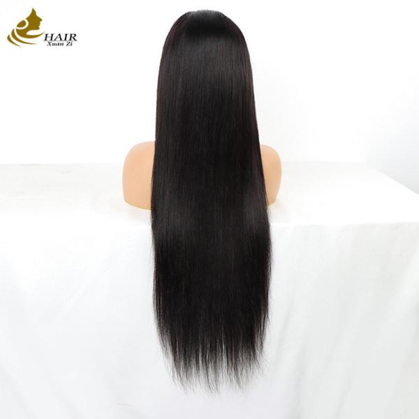 Vendors Wholesale 6*6 Frontal Lace Virgin Human Hair Natural Black Straight Wigs