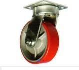 Quality 1000 Pound 5 Inch Polyurethane Wheels Steel Core Without Center Axle wholesale
