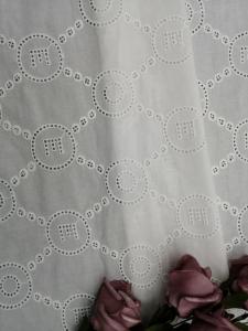 Quality Letter Pattern Lace Embroidered Eyelet Fabric Baby Dress Cloth wholesale