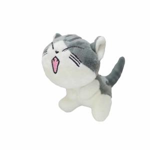 Quality 15cm Cat Plush Keychain With Polypropylene Cotton Filling wholesale