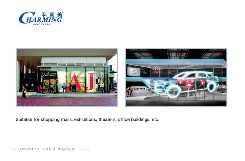 230W Outdoor Transparent LED Video Wall Screen IP65 Waterproof