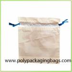 Clothing Packaging Poly Bags With Drawstring For Shopping / Sports / Travel /