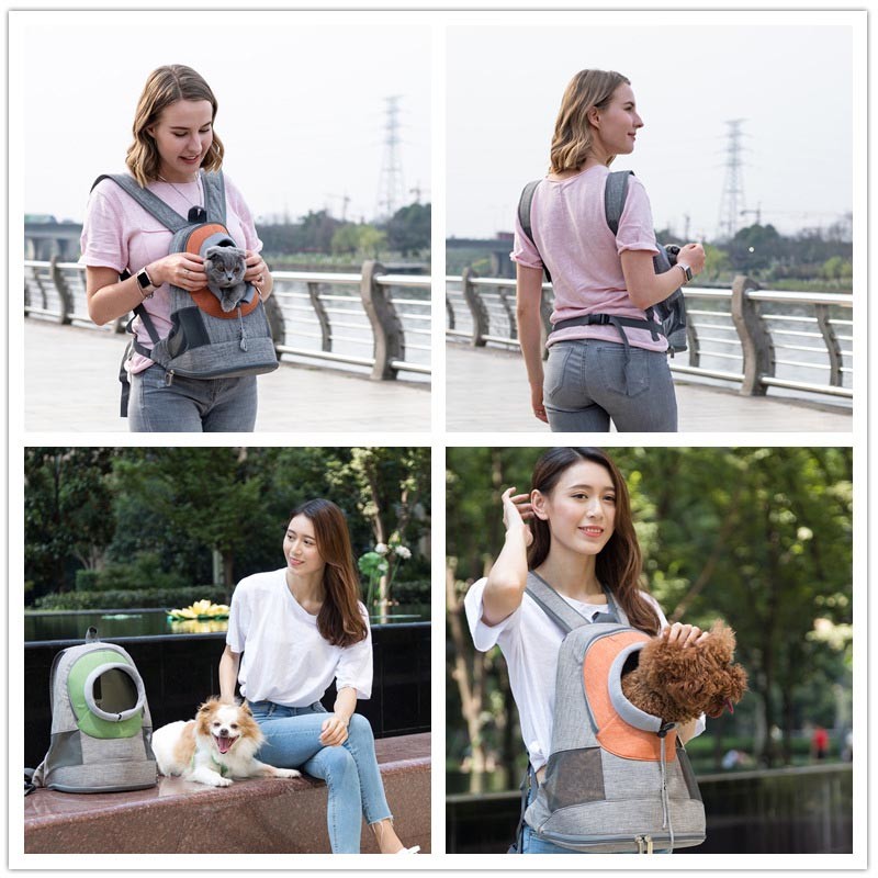 Outdoor Breathable Pet Carrier Travel Bag For Cats And Dogs
