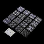 2x2 Led Module 50x50mm 4 in 1 LED Optical Lens For Road Lamp