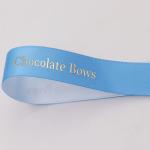 logo custom printed ribbon brand name printed satin ribbon
