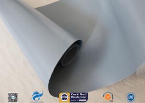 Quality Waterproof Fire Resistant 300g Gray PVC Coated Heat Resistant Fiberglass Fabric wholesale