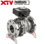 Industrial DIN Wcb/CF8/CF8m Stainless Steel Floating Flange Ball Valve with