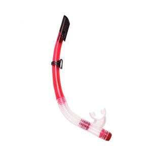 Quality Adults Youth Freediving Scuba Diving Snorkel With Splash Guard And Top Valve wholesale