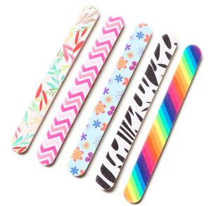 Quality Colorful Disposable Nail Files Custom Print Eco Friendly For Professional Beauty wholesale