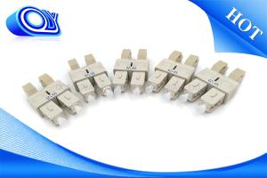 Quality FTTH LC SC Multimode Duplex Hybrid Fiber Optical Cable Adapter Flange 50/125 Grey Color wholesale