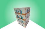 Heavy Duty Stackup Disney Cardboard PDQ Trays For Promoting Kid Drink Bottle /