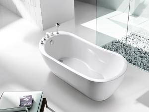 Quality Simple Bath Acrylic Free Standing Bathtub SP1029 1650×760×700mm wholesale