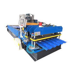 Quality Steel Profile Zee Tile PPGI 0.3mm Roof Tile Forming Machine For Construction wholesale