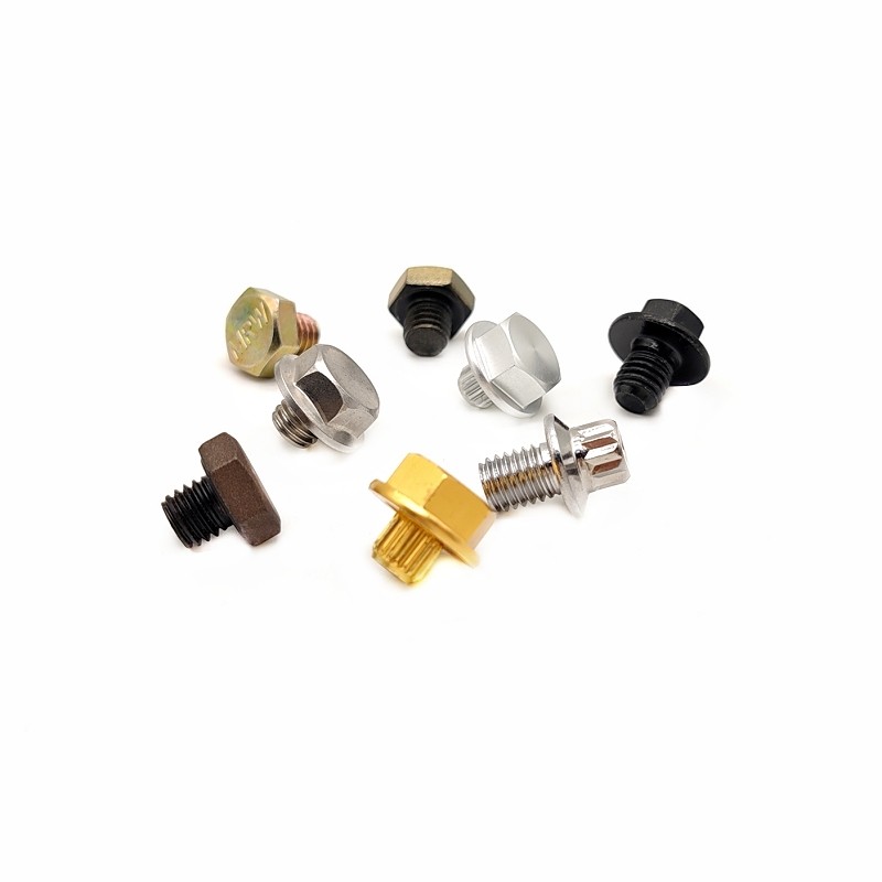Custom 8.8 Level External Hexagonal Decorative Nail Stainless Steel Flat Head External Hexagonal Head