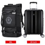 56-77L Large Capacity Hiking Backpack Anti Theft Water Resistant Laptop Bag