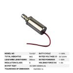 High Temperature Resistance 35W 8mm 24v Push Pull Solenoid