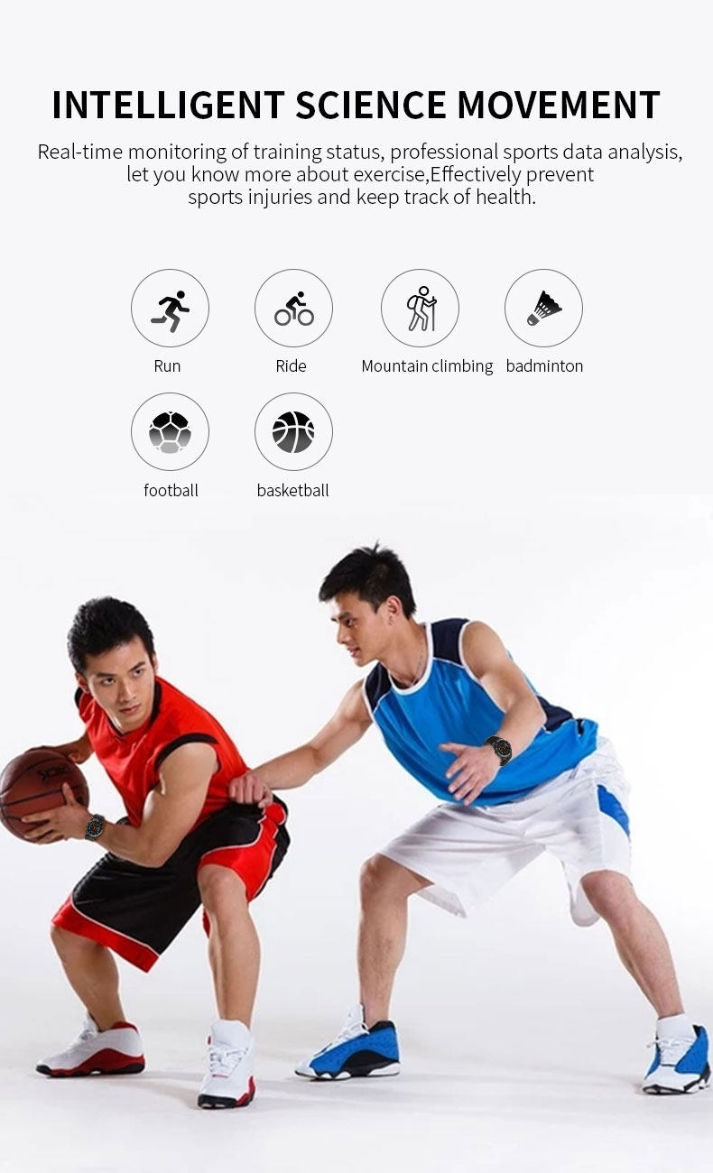 GT107 amazfit smart watch IP67 Circular Smartwatch Blood Oxygen Heart Rate Health Care