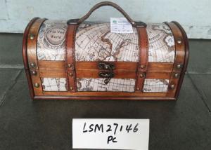 Quality L36 Handicraft Plywood PU Wine Storage Box wholesale