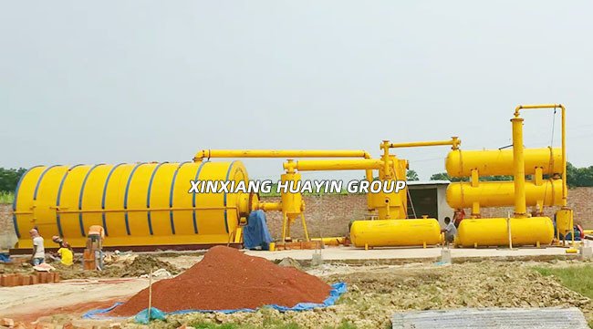 Mobile Waste Plastic To Fuel Oil Pyrolysis Plant School