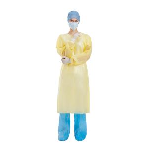 Quality Pp Pe Disposable Isolation Gown 510K M size 115x137cm wholesale