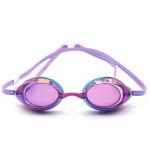 Adult Waterproof Triathlon Swim Goggles With Mirrored PC Lens