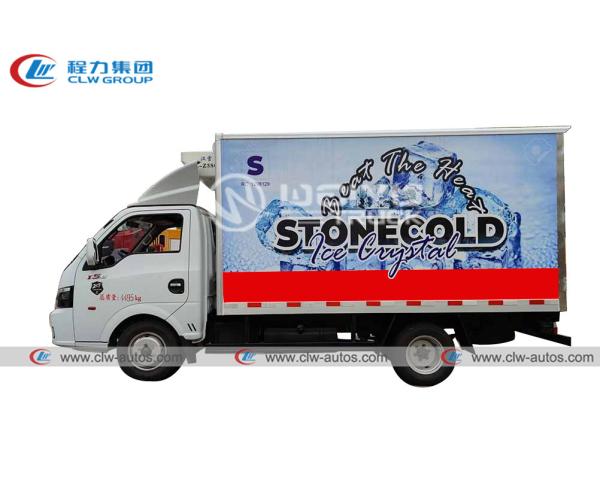 Dongfeng Refrigerated Cold Room Van Mini Truck Freezer Van Food Transport Box