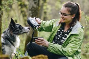 Quality Anti Twist Collapsible Dog Leash Water Bottle ABS Plastic wholesale