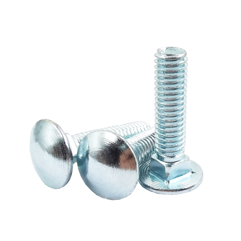 Handan Fastener 's DIN603 Carriage Bolt with ZINC Plated Finish and ISO9001 Certification