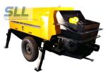 Large Capacity Mobile Cement Mortar Pump Long Service Life 12 Months Warranty