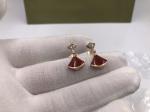 earring in 18 kt gold