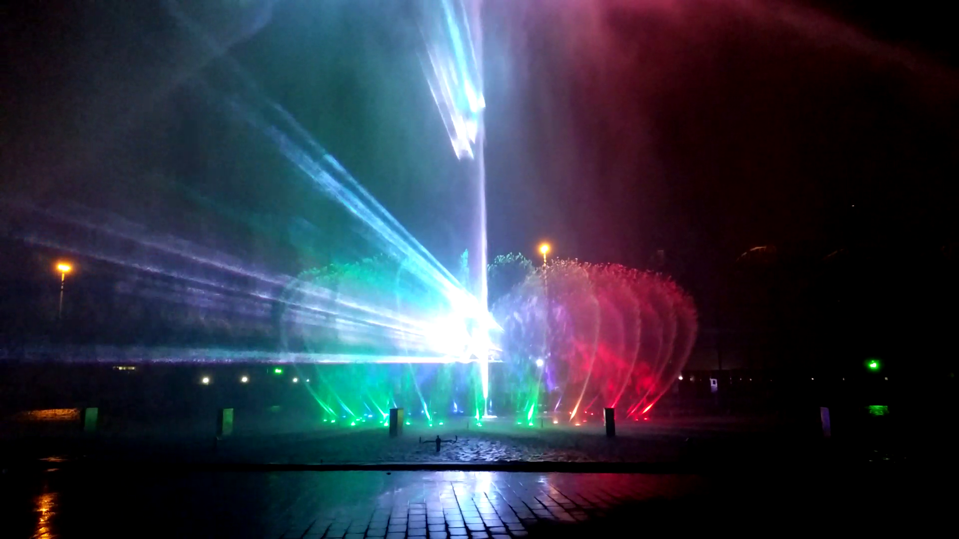 Water Floating Fountain Stainless Steel Music Control