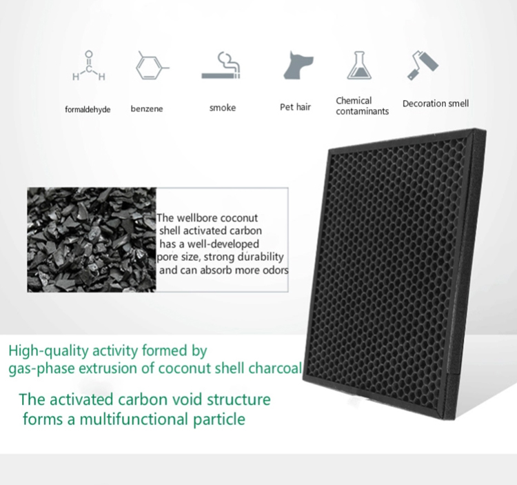 Homefish OEM Purificateurd Air H12 Filter Scrubber UVC Light Hepa Wifi Air Purifier Household Air Cleaner