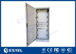 Quality Single Wall SGCC Windproof Outdoor Rack Cabinet Galvanized Steel Front Back Door wholesale