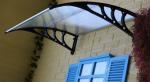 Anti Corrosion Polycarbonate Door Awnings Aluminium Bracket Strongly Sustain
